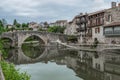 Panorama to the old quarter of the city of Nerac.