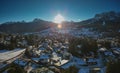 Panorama of Tofana in Cortina