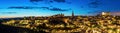 Panorama Toledo dusk Royalty Free Stock Photo