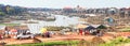 Panorama of Tonle Sap, Cambodia Royalty Free Stock Photo