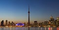 Panorama of Toronto skyline at Royalty Free Stock Photo