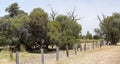 Panorama of tourist drive along estuary.