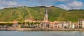 Panorama Tournon sur Rhone Royalty Free Stock Photo