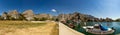 Panorama of Town Omis, Croatia, Adriatic Sea