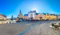 Panorama of town Samobor in Croatia, Europe. Royalty Free Stock Photo