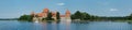 Panorama of Trakai castle