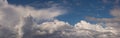 Tropical cloud formation over horizon Royalty Free Stock Photo