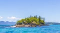 Panorama of tropical islands Ilha Grande Angra dos Reis Brazil Royalty Free Stock Photo