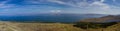 Panorama of the Trotternish Peninsula Royalty Free Stock Photo