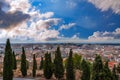 Panorama of Tudela city in Navarra, Spain Royalty Free Stock Photo