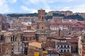 Panorama of Tudela city in Navarra, Spain Royalty Free Stock Photo