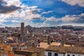 Panorama of Tudela city in Navarra, Spain Royalty Free Stock Photo