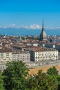 Panorama of Turin skyline