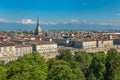 Panorama of Turin skyline