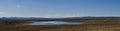 Panorama of Tyva lake Dus-Khol Royalty Free Stock Photo