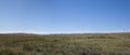 Panorama of Tyva Steppe. A wide view of the sky Royalty Free Stock Photo