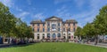 Panorama of the Ubersee Museum building in the center of Bremen Royalty Free Stock Photo