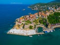Panorama of Ulcinj in Montenegro Royalty Free Stock Photo