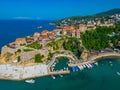 Panorama of Ulcinj in Montenegro Royalty Free Stock Photo