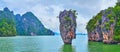 Panorama of islands of Ao Phang Nga national park, Thailand