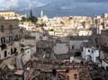 panorama of the city Matera, Italy