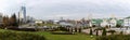 Panorama of Upper City in Minsk, Belarus. Royalty Free Stock Photo