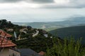 Panorama of the Upper Galilee from the tops of the hills surrounding Lake Kinneret or Sea of Galilee