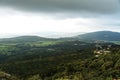 Panorama of the Upper Galilee from the tops of the hills surrounding Lake Kinneret or Sea of Galilee