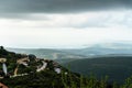 Panorama of the Upper Galilee from the tops of the hills surrounding Lake Kinneret or Sea of Galilee