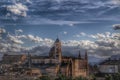 Panorama of Urbino italy Royalty Free Stock Photo