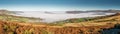 Panorama of Usk Valley