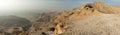 Panorama of the Valley of Kings. Royalty Free Stock Photo