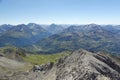 The panorama from Valluga mountain, Sankt Anton, Austria