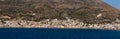 Panorama of Vathy, capital of Samos Royalty Free Stock Photo