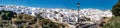 Panorama of Vejer de la Frontera Royalty Free Stock Photo
