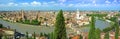 Panorama of Verona, Itali Royalty Free Stock Photo