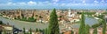 Panorama of Verona, Itali Royalty Free Stock Photo