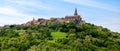 Panorama vew to the idyllic village Buje