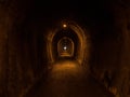 Panorama view of abandoned forgotten lost place Karangahake rail mining tunnel walk loop Waikato New Zealand