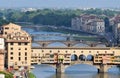 Panorama view from above of Florence city Royalty Free Stock Photo