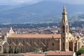 Panorama view from above of Florence city Royalty Free Stock Photo