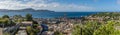 A panorama view across the capital of Martinique, Fort-de-France Royalty Free Stock Photo