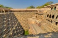 A panorama view across the giant Ancient Chand Baori Stepwell of Abhaneri