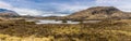 A panorama view across Rannoch Moor near Glencoe, Scotland Royalty Free Stock Photo