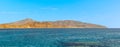 A panorama view across Tiran island in the Red Sea near Sharm El Sheik, Egypt Royalty Free Stock Photo