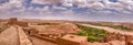 Panorama view of Ait-Ben Haddou village Royalty Free Stock Photo