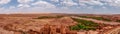 Panorama view of Ait-Ben Haddou village Royalty Free Stock Photo