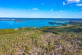 Panorama view of Aland islands in Finland