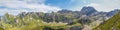 Panorama view of Alpstein massif Royalty Free Stock Photo