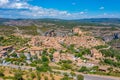 Panorama view of Alquezar village in Spain Royalty Free Stock Photo